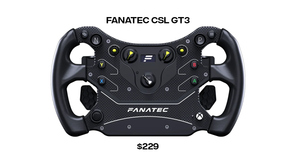 Fanatec CSL GT3 steering wheel